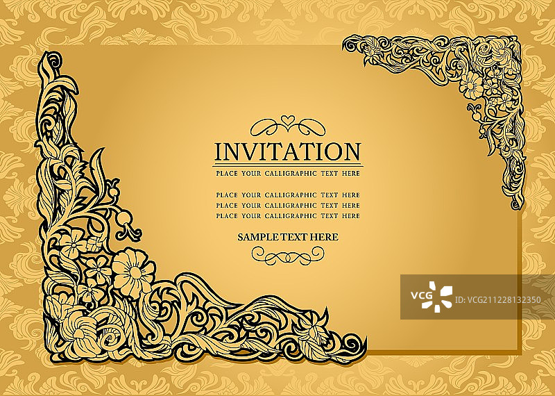 复古背景古典维多利亚装饰图片素材