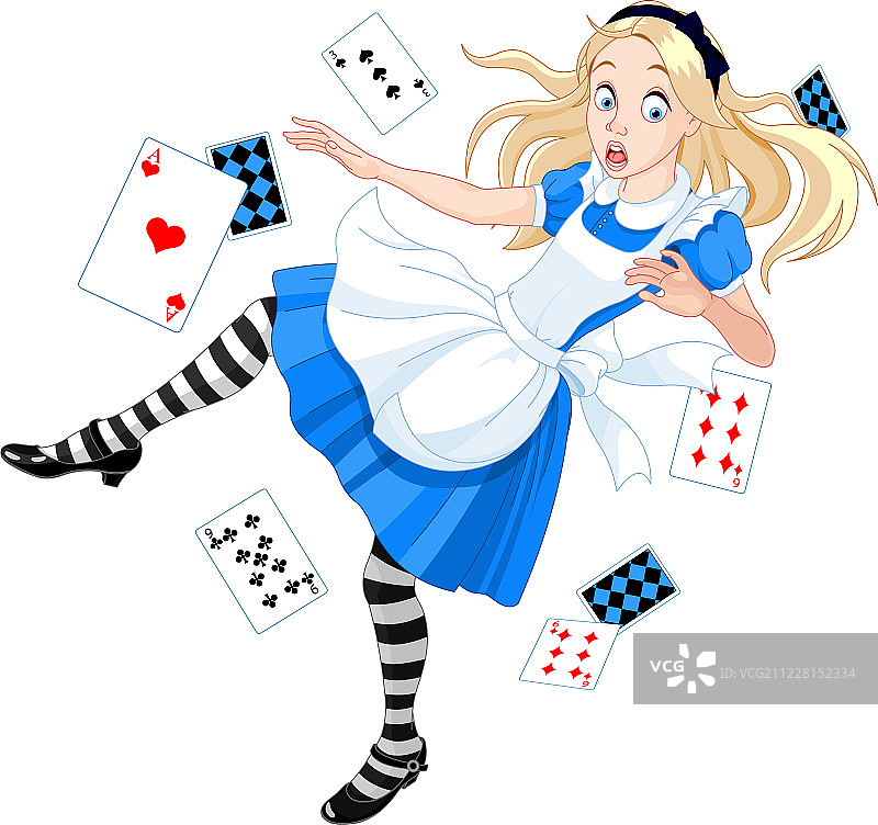 坠落的爱丽丝图片素材