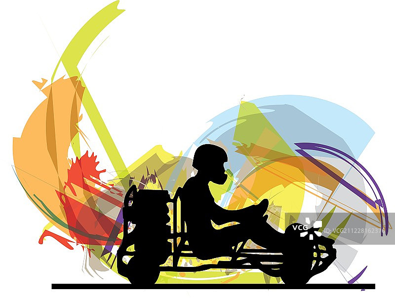 卡丁车比赛图片素材