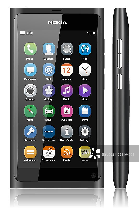 诺基亚N9触摸屏图片素材