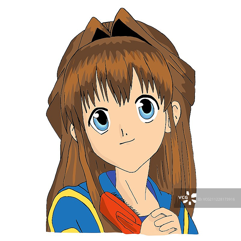 动漫女孩图片素材