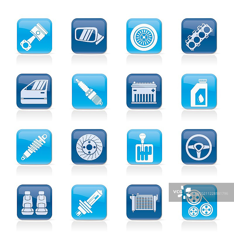 汽车零件图标图片素材