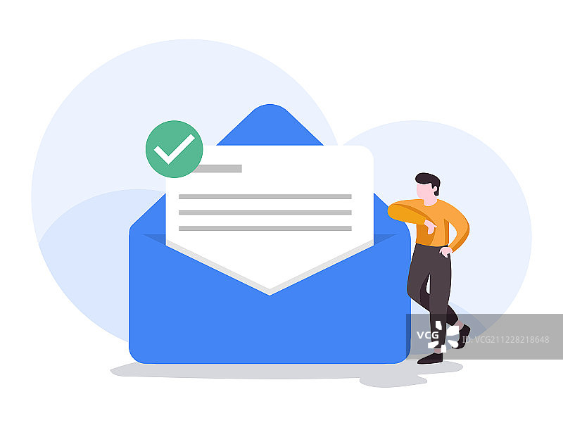 矢量扁平商业人物插画图片素材