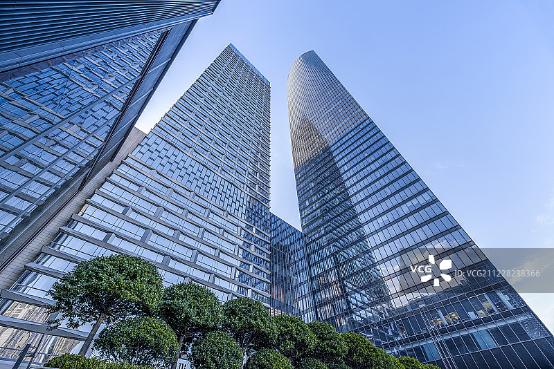 天津城市风光现代集团天津国际金融中心四季酒店翰林公馆商业地产图片素材