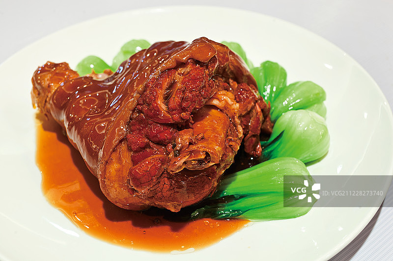 红烧猪肘图片素材