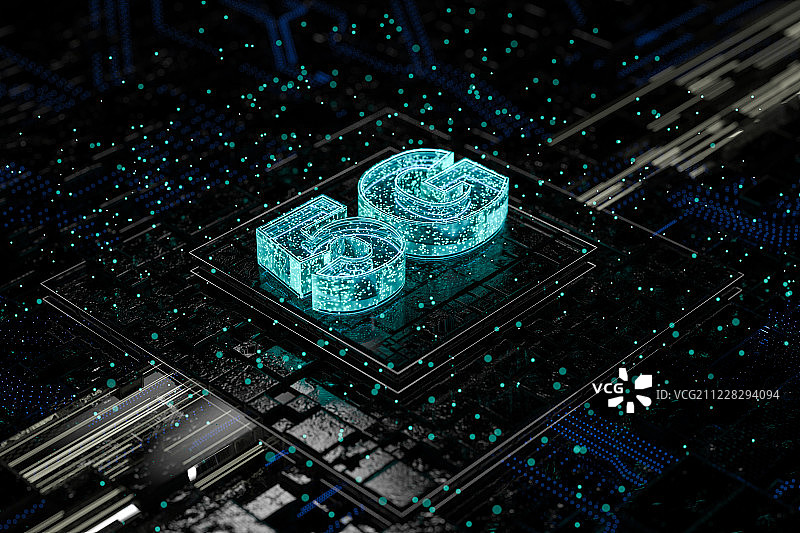 3D5G芯片图片素材