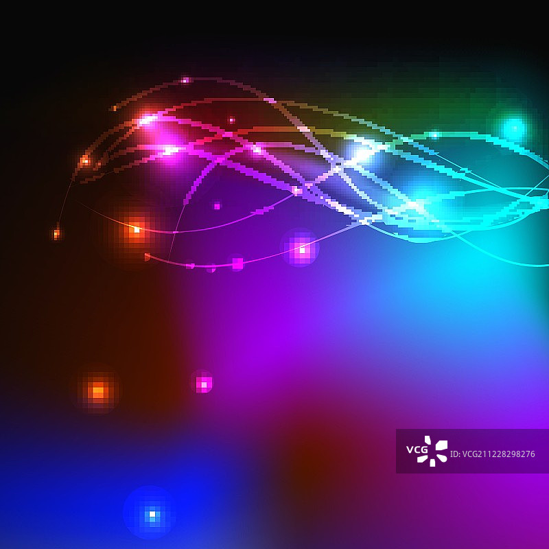 模糊的抽象紫色光效背景图片素材