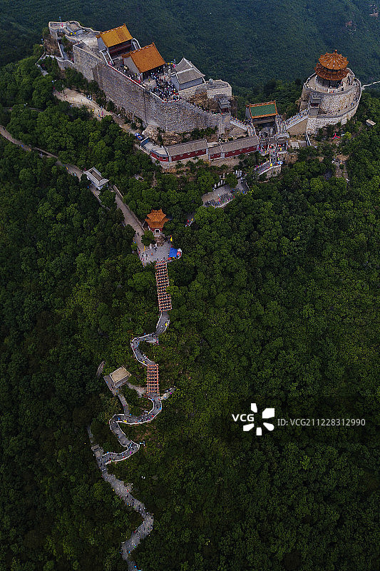 航拍北京丫髻山图片素材