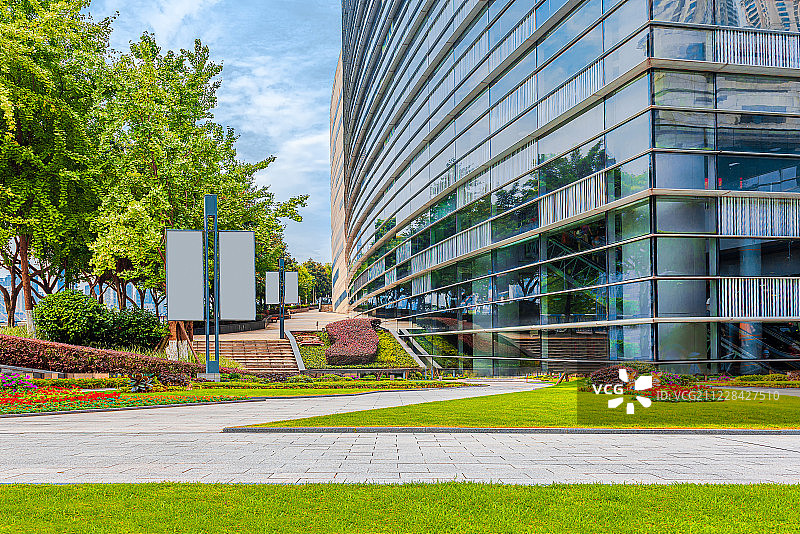 重庆科技馆建筑外部景观图片素材
