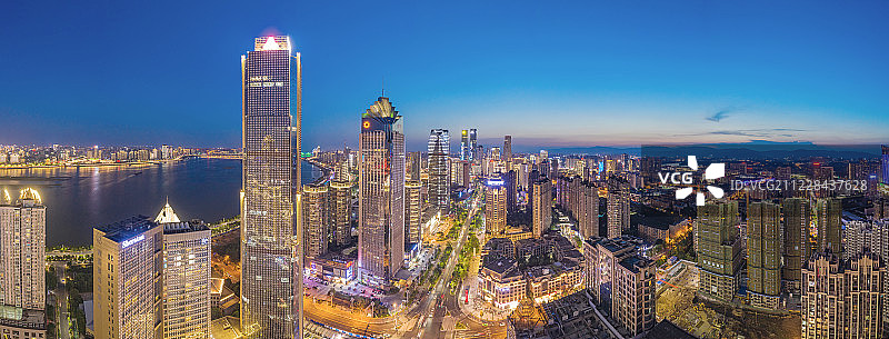 南昌红谷滩新区城市风光图片素材