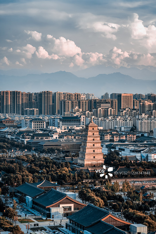 西安大雁塔图片素材