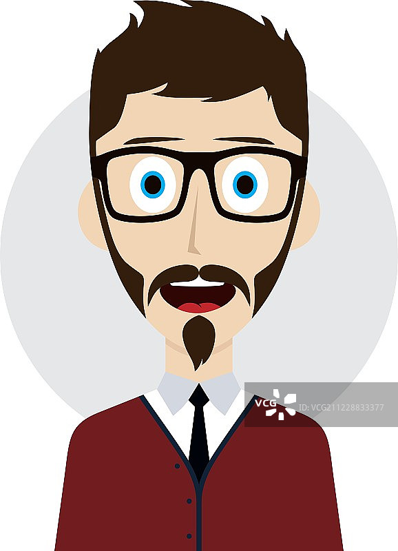 有趣的欢笑男子图片素材