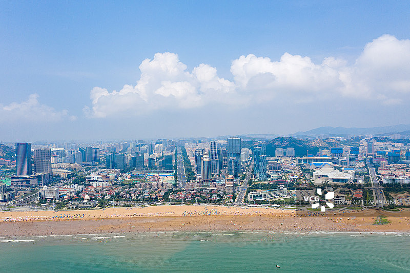 崂山主城区风光图片素材