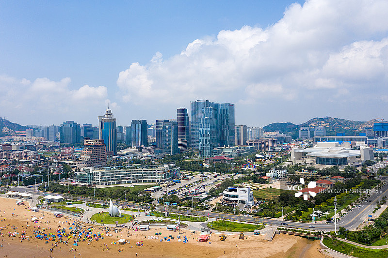 崂山主城区风光图片素材