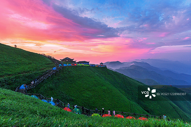 江西武功山风景区图片素材