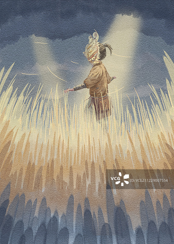 白麟游记系列&阴郁草图片素材