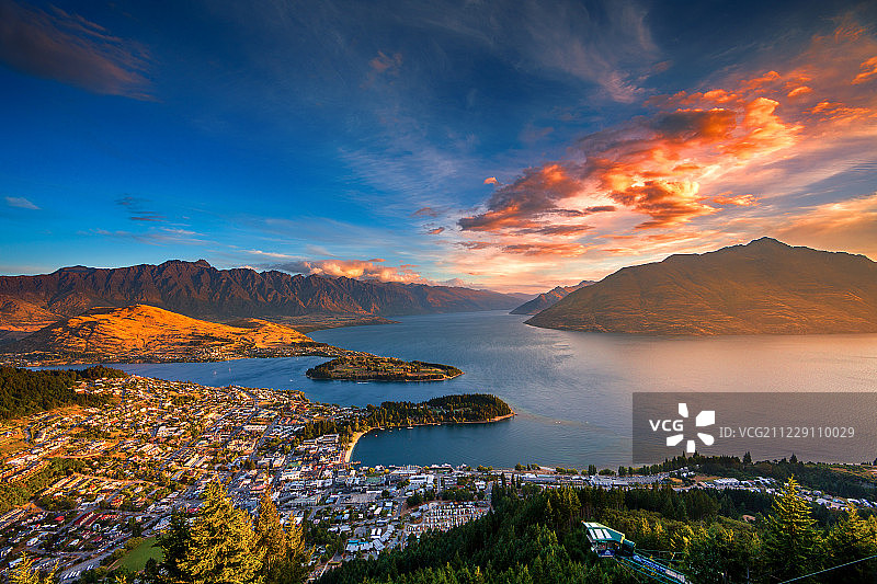 新西兰皇后镇风光图片素材