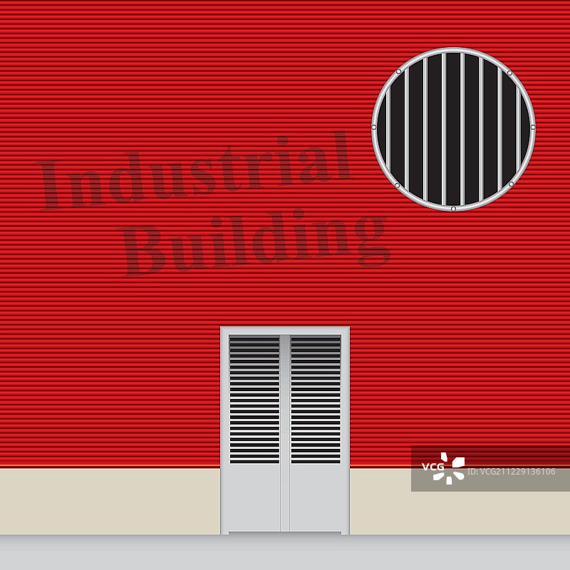 带格栅的通风窗图片素材