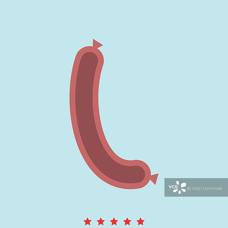 香肠图标图片素材