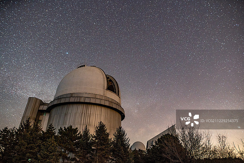 国家天文台兴隆观测站星空图片素材
