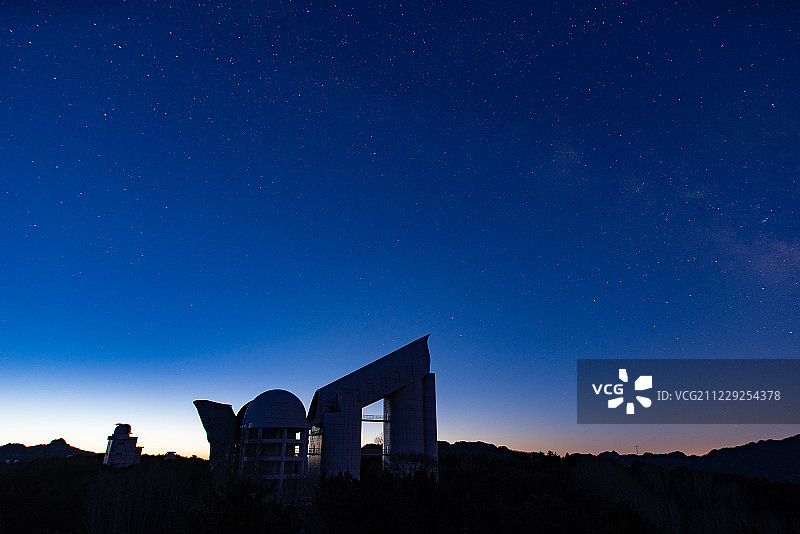 国家天文台兴隆观测站日出图片素材