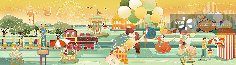 游乐场图片素材