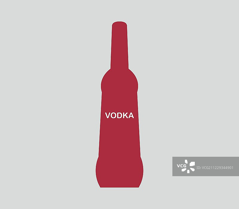 伏特加酒瓶图标图片素材