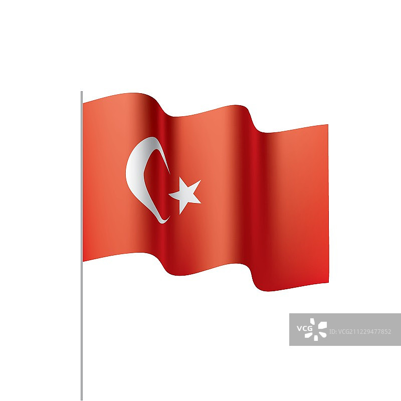 土耳其国旗矢量图图片素材