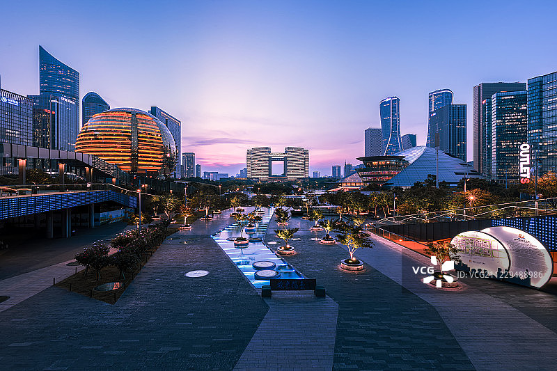 杭州城市风光图片素材