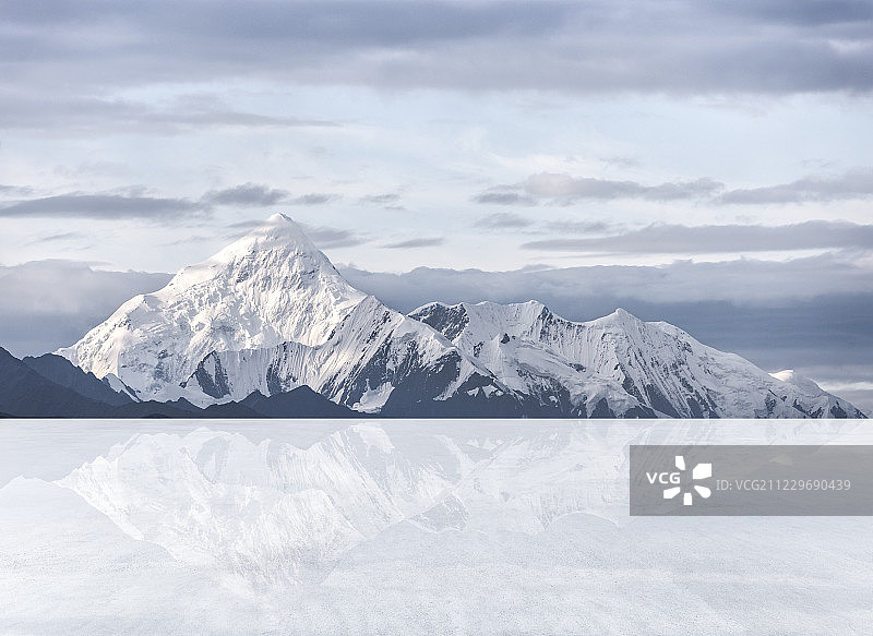 雪山汽车广告背景图图片素材