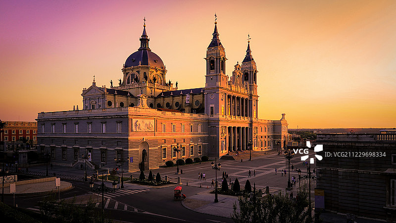 西班牙马德里皇宫图片素材