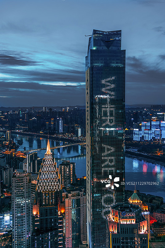 重庆环球金融中心城市风光图片素材