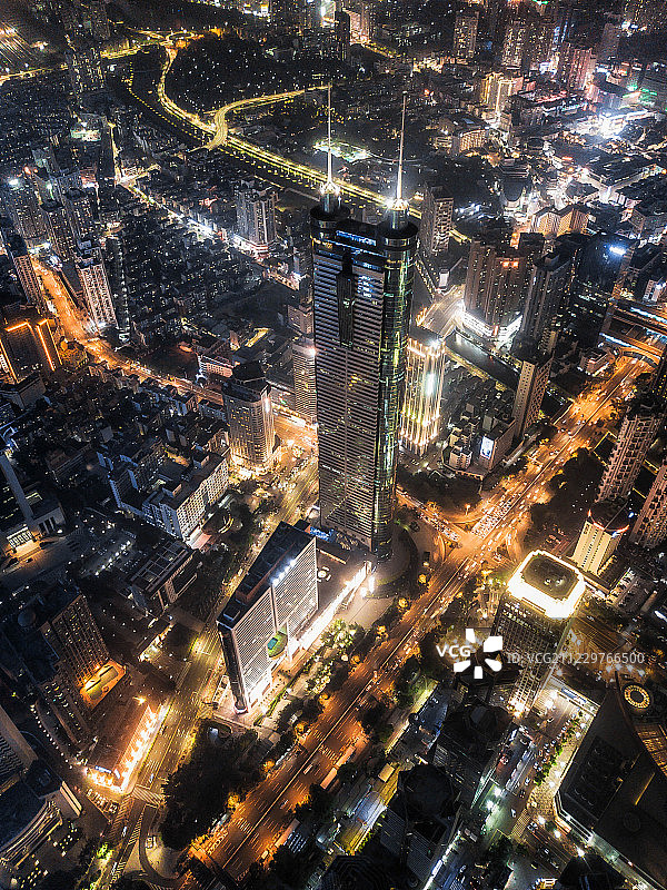 深圳地王大厦夜景图片素材