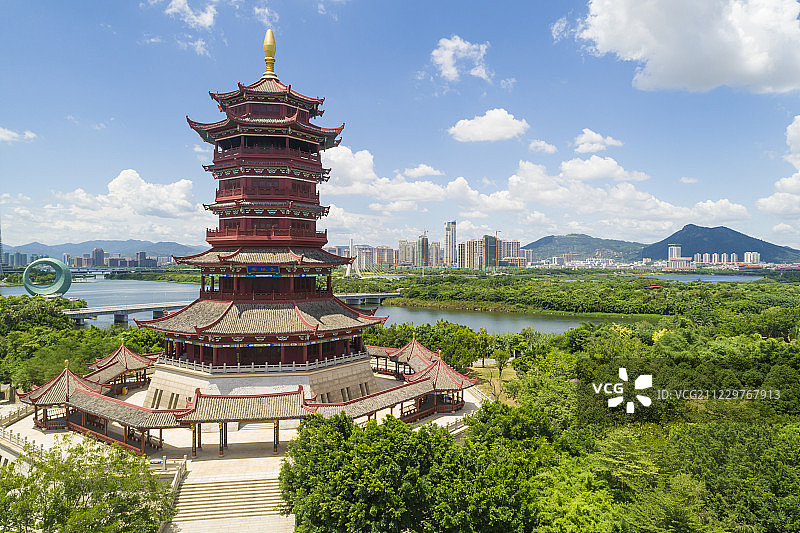 厦门园博苑美景图片素材