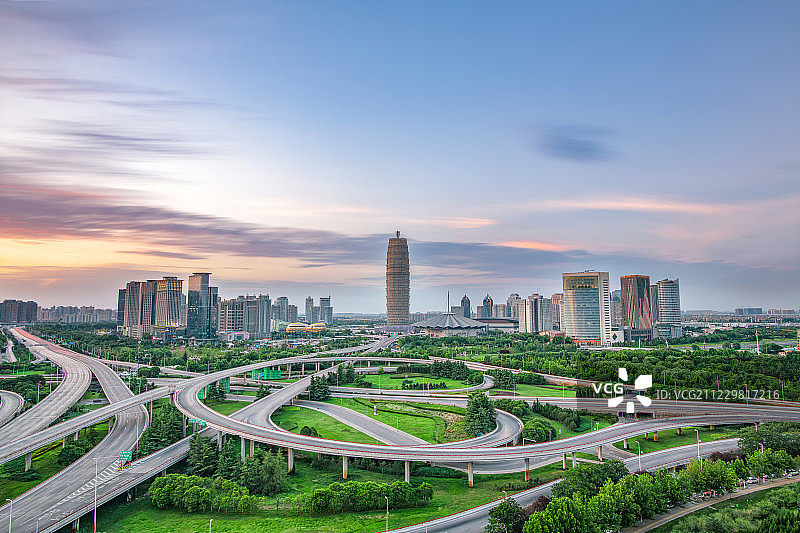 郑州城市风光图片素材