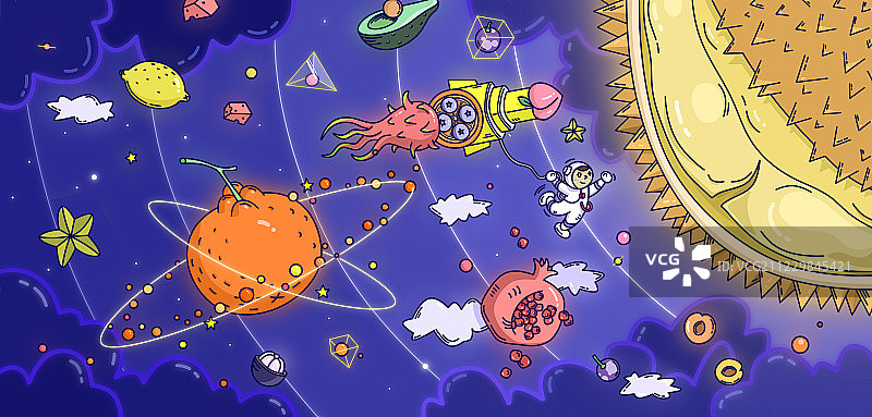 水果宇宙图片素材