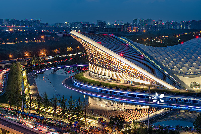 成都露天音乐公园图片素材