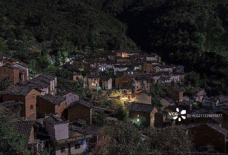 安徽歙县阳产土楼图片素材