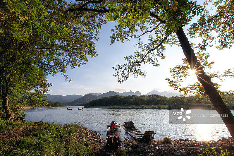 楠溪江畔图片素材