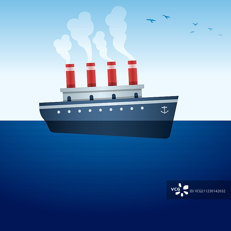 蒸汽船图片素材