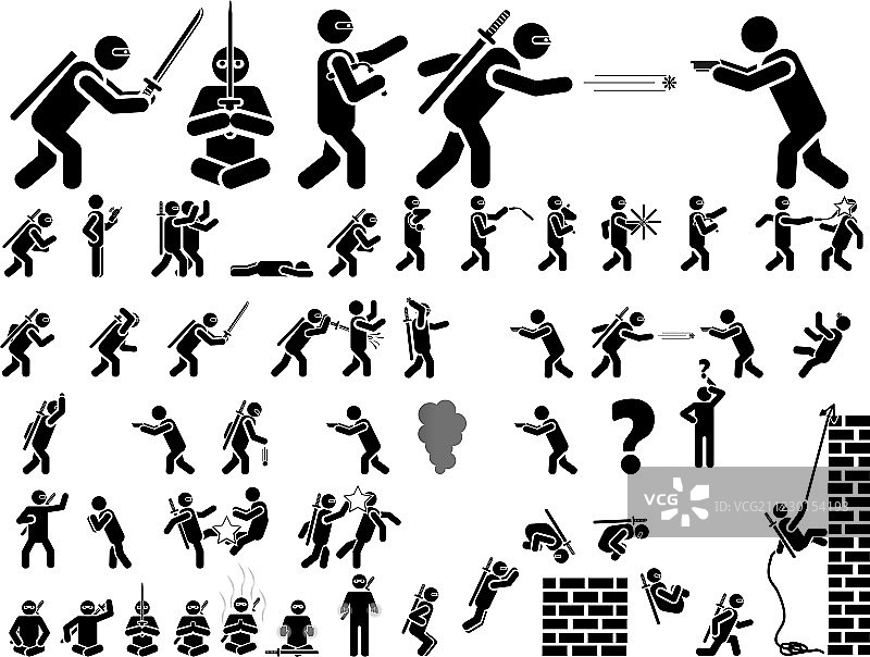 忍者图标图片素材