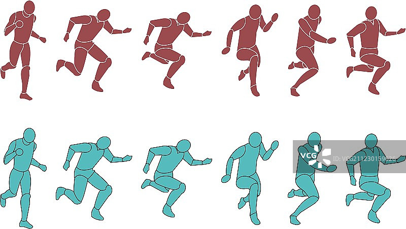 锻炼剪影图片素材