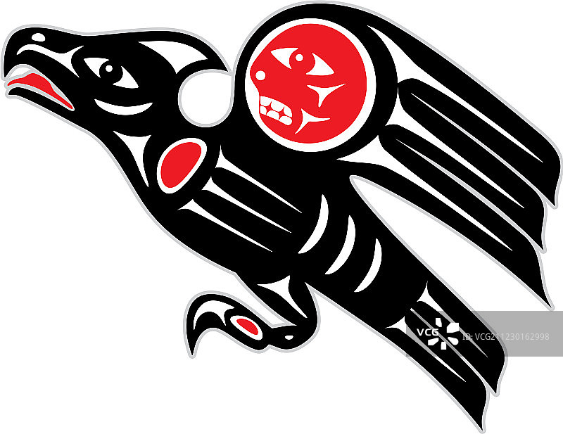 美洲原住民风格老鹰图片素材
