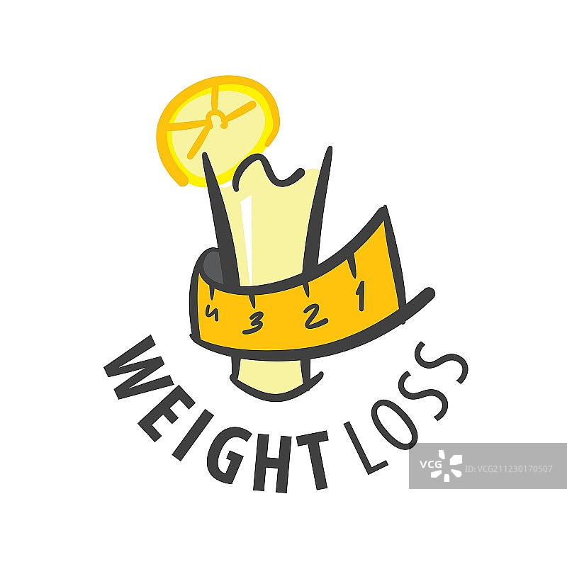 减肥果汁Logo图片素材