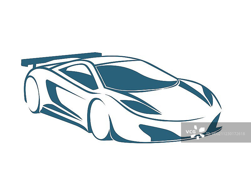 赛车标志与速度图片素材