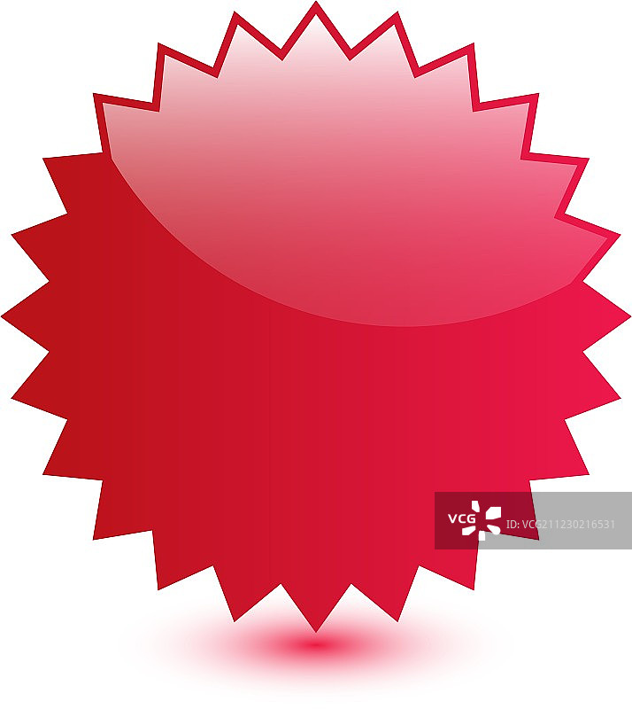 红色空白标签图片素材