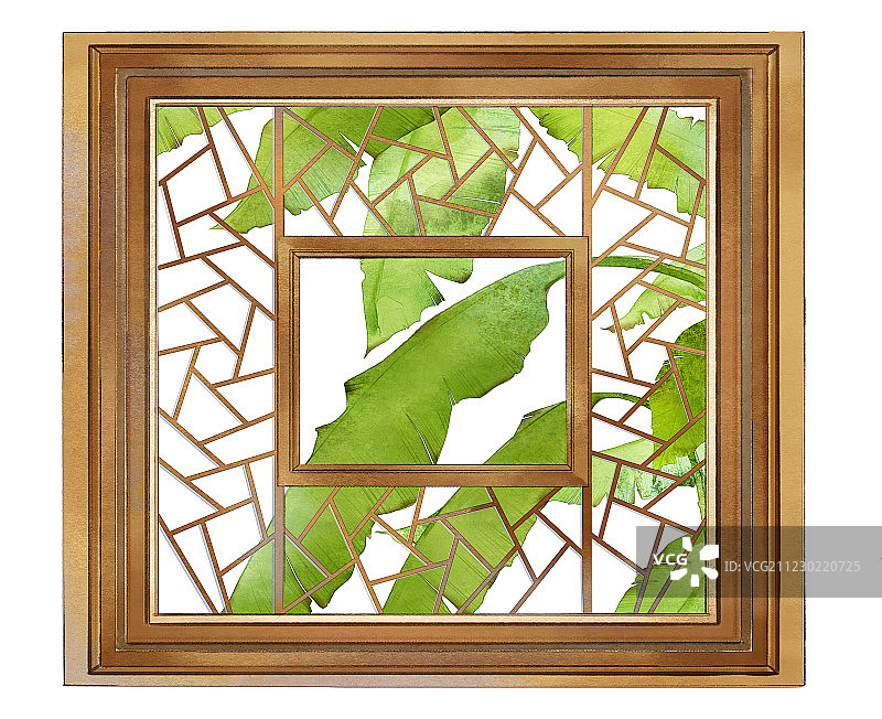中国风古风窗户窗棂插图 白底图片素材