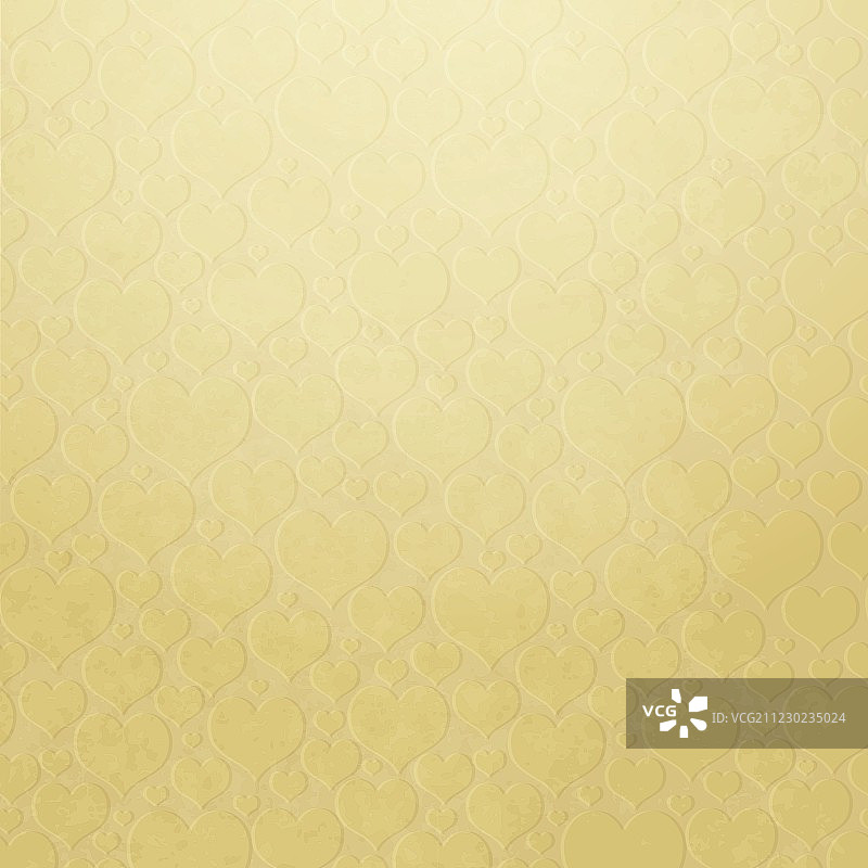 带有浮雕爱心的做旧纸张图片素材