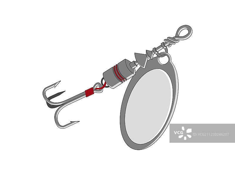 精美钓鱼诱饵图片素材