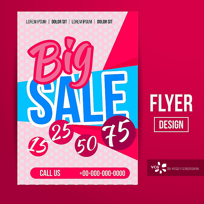 促销宣传单图片素材